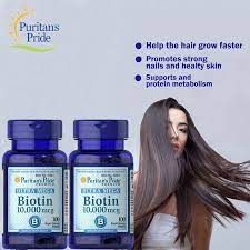 Puritan's Pride Biotin 10,000 mcg Maximum Strength Capsules Softgels  Supplement | eBay